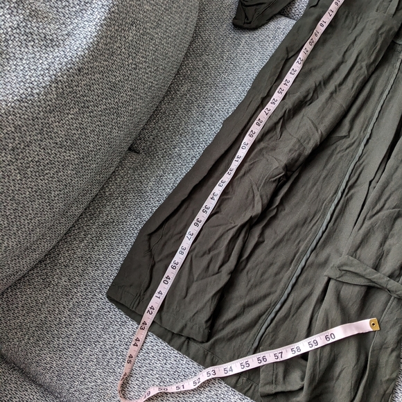 Midi green duster jacket - Picture 8 of 8